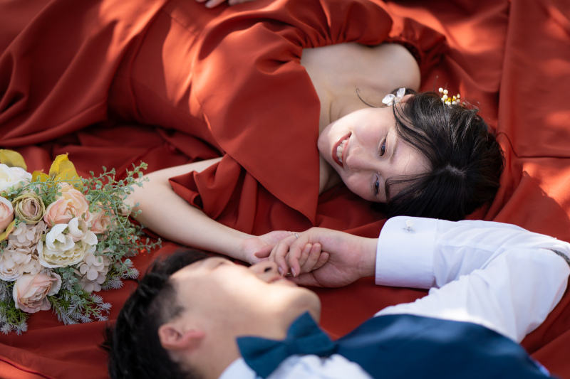 平日限定☆【カラードレス】ビーチフォトキャンペーン☆衣装&ヘアメイク+100カット保障!