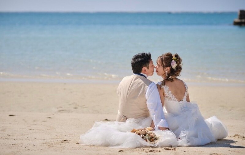 【モニター価格】白無垢スタジオフォト&dressビーチフォトウェディングキャンペーン☆衣裳ヘアメイク+100カット込!