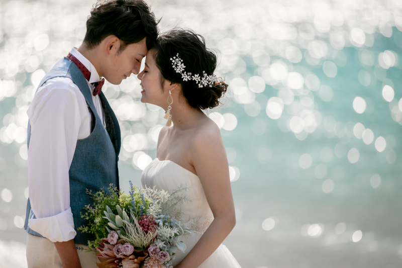 ビーチロケーションフォトプラン☆衣裳フリーチョイス+ヘアメイク+100カット保障!