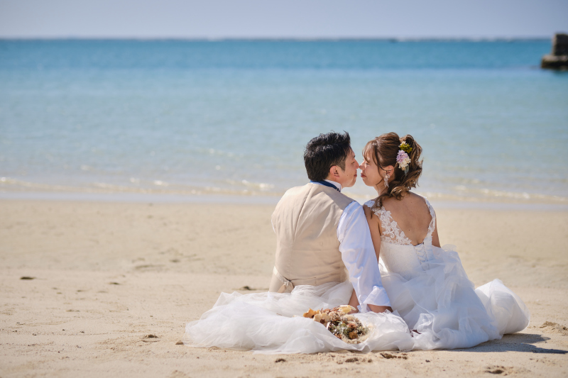 ☆平日限定☆映えスポット☆アメリカンビレッジ&ビーチフォトプラン】ドレス2点+ヘアメイク+100カット保障