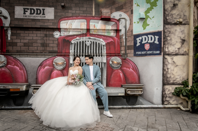 【ビーチ&サンセットフォトプラン】衣裳フリーチョイス+ヘアメイク+130カット保障!