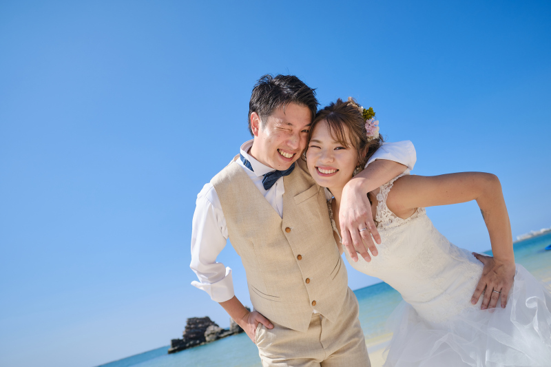 ☆平日限定☆映えスポット☆アメリカンビレッジ&ビーチフォトプラン】ドレス2点+ヘアメイク+100カット保障