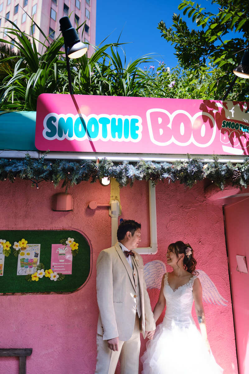 【平日限定】映えスポット☆アメリカンビレッジ&ビーチフォトプラン】衣裳フリーチョイス+ヘアメイク+130カット保障!