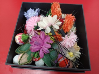 和装髪飾りモダン⑦小花