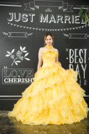 カラードレスイエロー