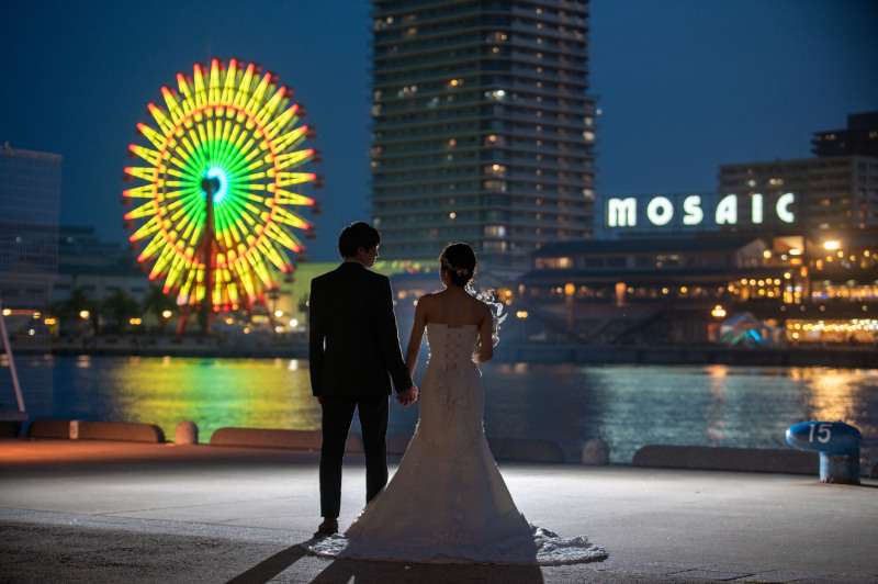 夜景撮影を行って撮影終了