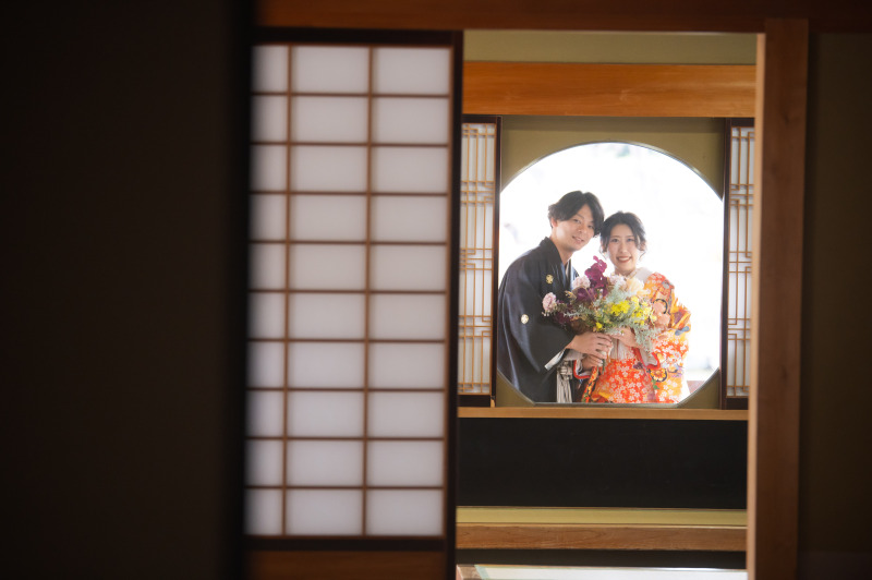 丸窓のショットは和室利用なくても可能です