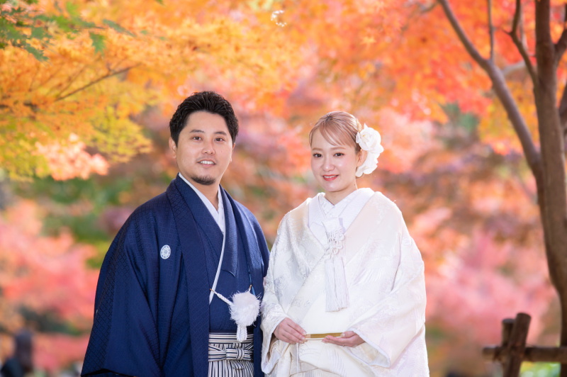 今回は大阪城での新婦様衣裳2点のプランです