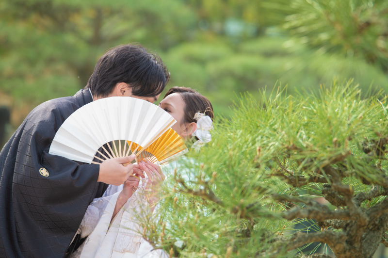 こちらの扇子は基本の小物として当社でご用意