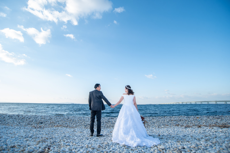 お着替えしてマーブルビーチに移動しました