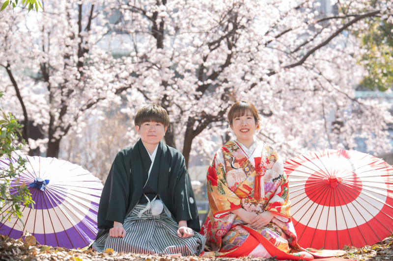 桜じゃないですよ桃ですよ、花見シーズン先取り狙い