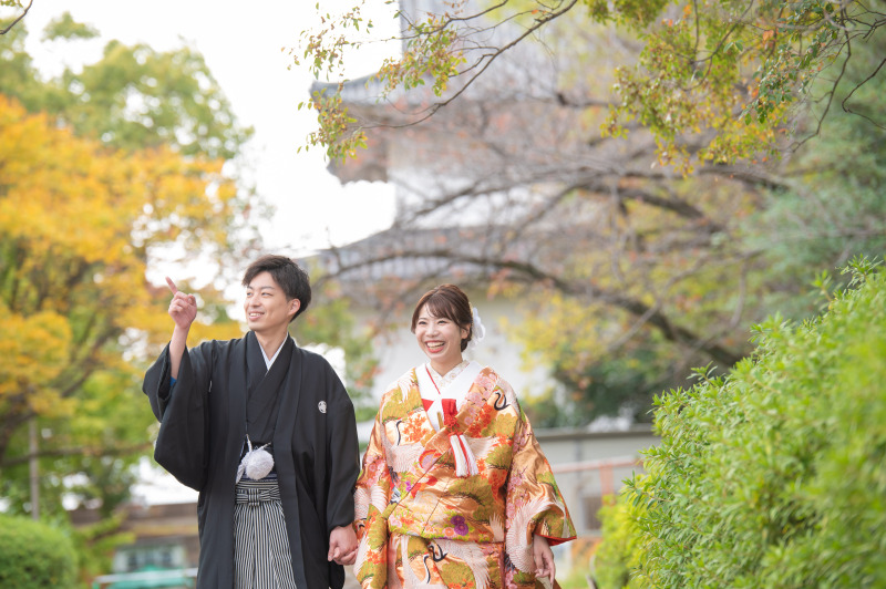 大阪城公園内の撮影スポットを色々回ります