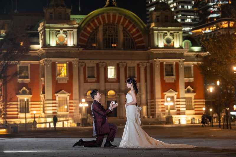 プロポーズショットで撮影のエンディング