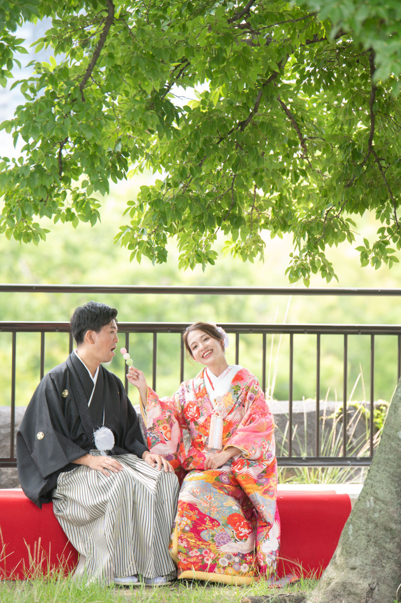 百円のお団子でも立派な撮影アイテムに