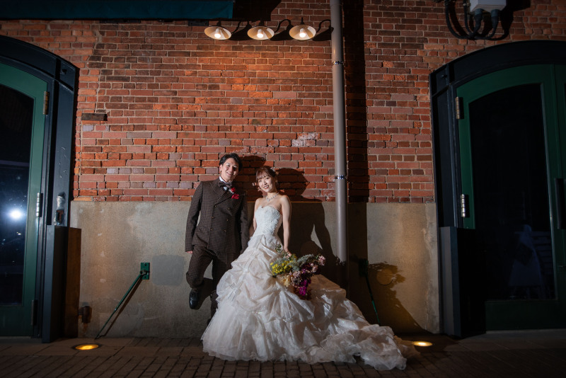 赤煉瓦背景の撮影も神戸港でご堪能いただけます