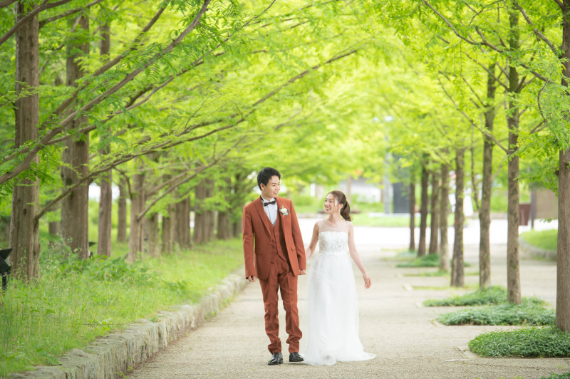 洋装は神戸市北区にあります神戸森林植物園へ