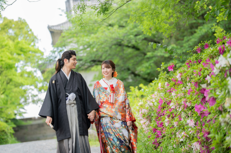 大阪城は遠足のようにお楽しみください