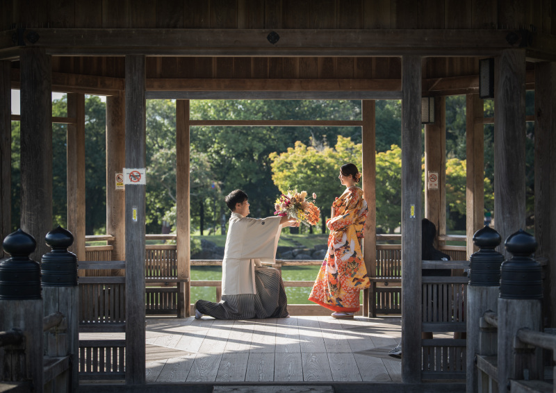 浮見堂に移動して伏線回収撮影しますw