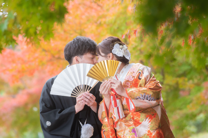 今日はもみじのエリアから撮影スタート