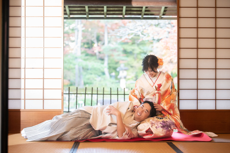 今回和室ご希望を叶えるために奈良公園にしました