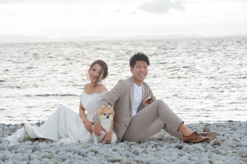 今回はワンちゃんが現地合流