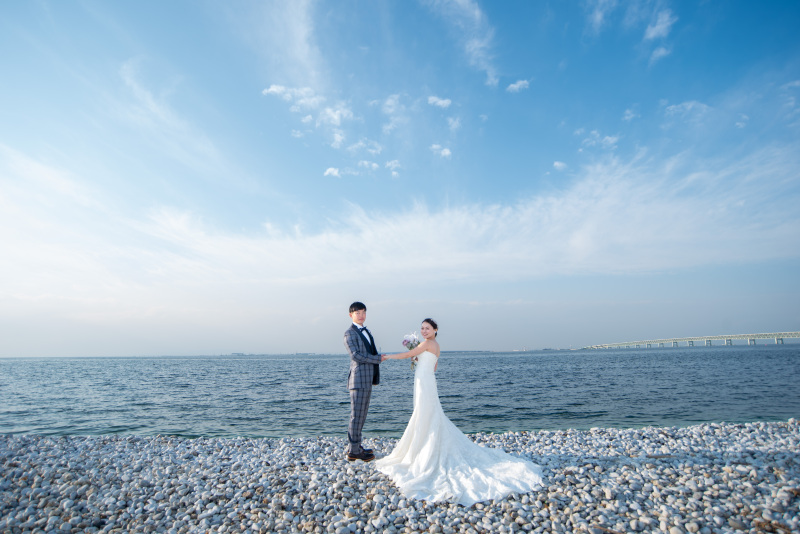 青空が望める時間に到着撮影開始