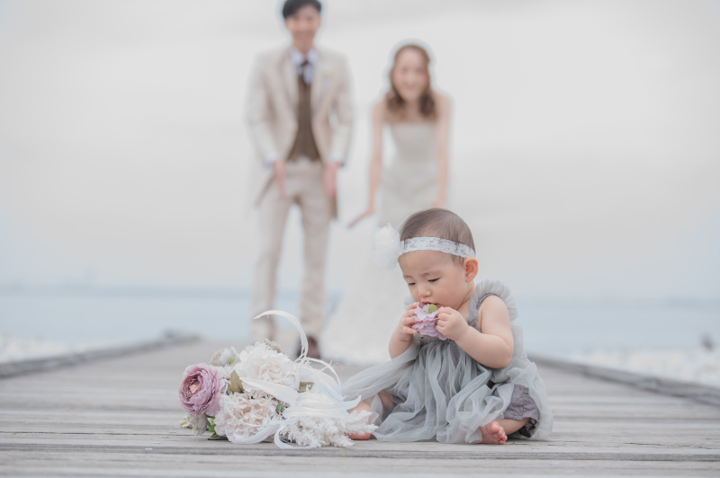 ドレス撮影も当然お子様も一緒
