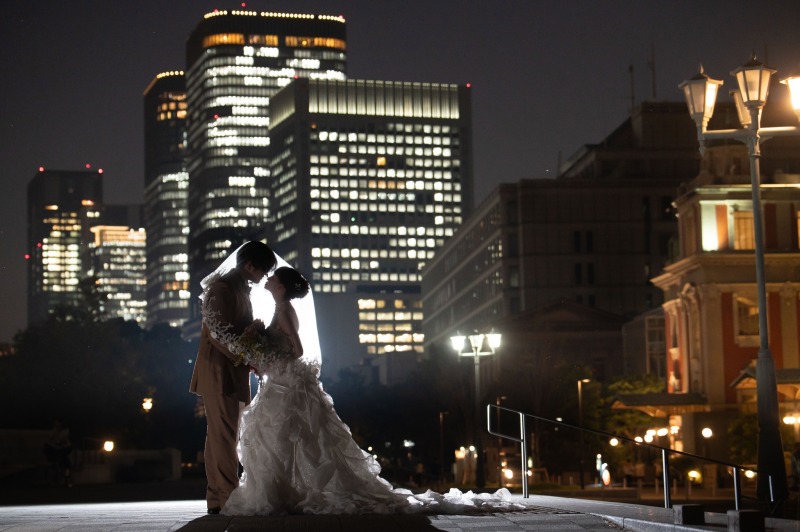 ビル群バックにも撮影しましたよ