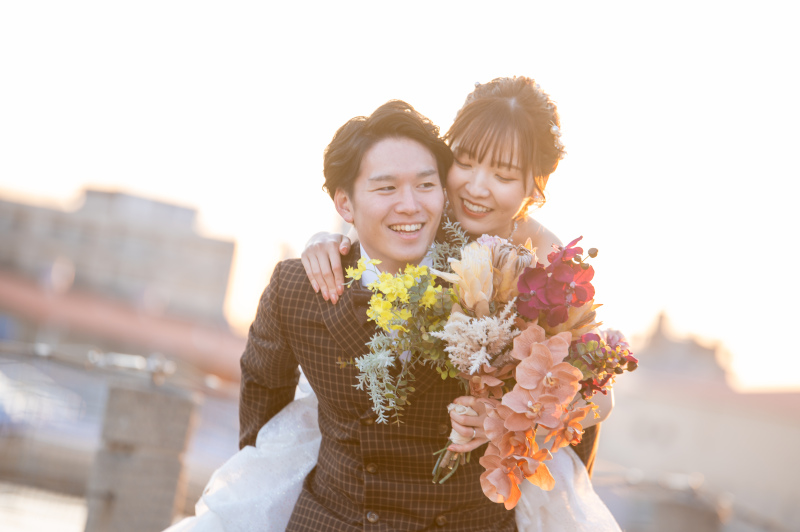 夕方からの神戸港撮影