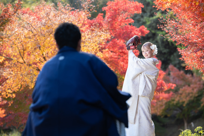 セットアップから新婦様