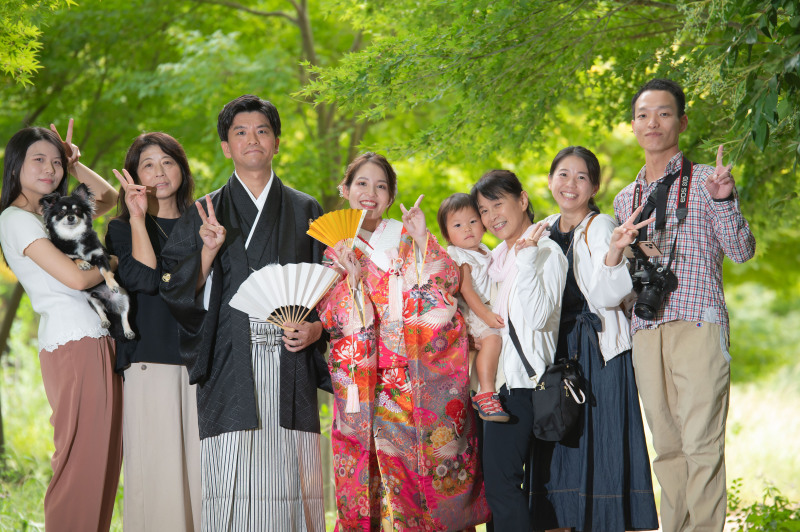 今回ワンちゃんの引率も兼ねてご家族もご参加