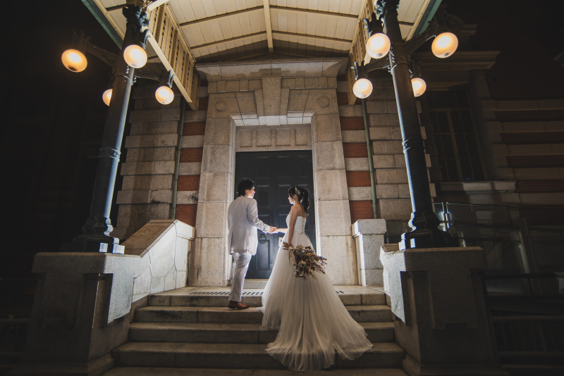 日没頃からラストは公会堂の夜景撮影に移動