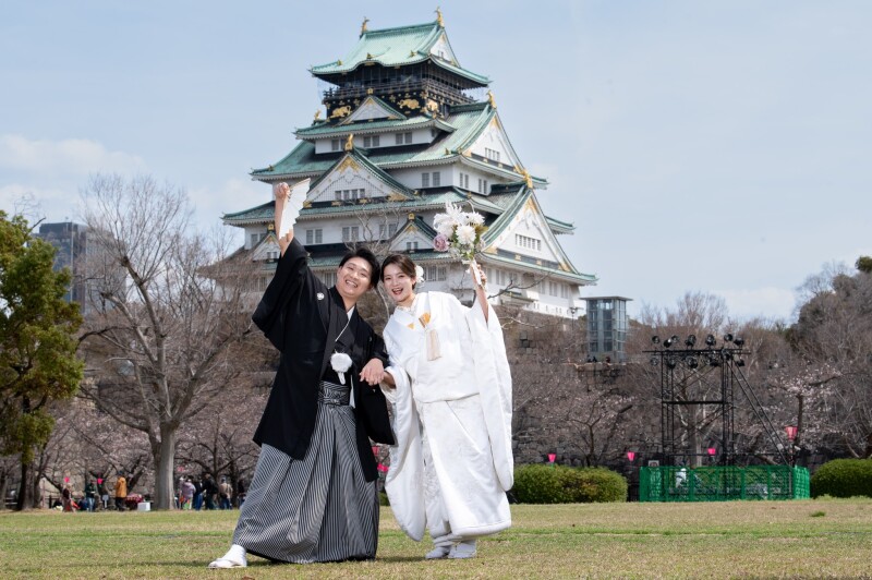 西の丸からの大阪城の景観はこちら