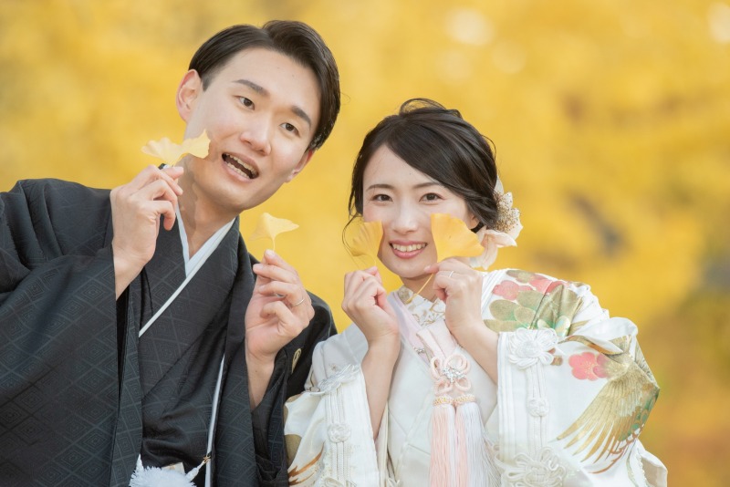 大阪城は紅葉も綺麗