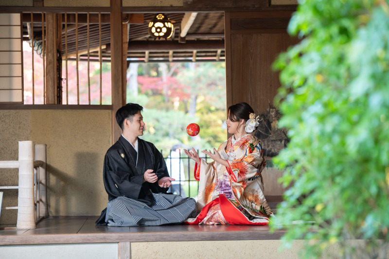 今回和室は奈良公園にあります吉城園の茶室にて