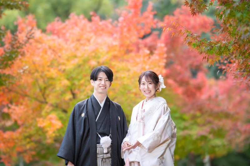 最後は、もみじエリアでの撮影となります