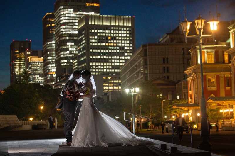 最後はこう公会堂前広場でナイトロケを行います