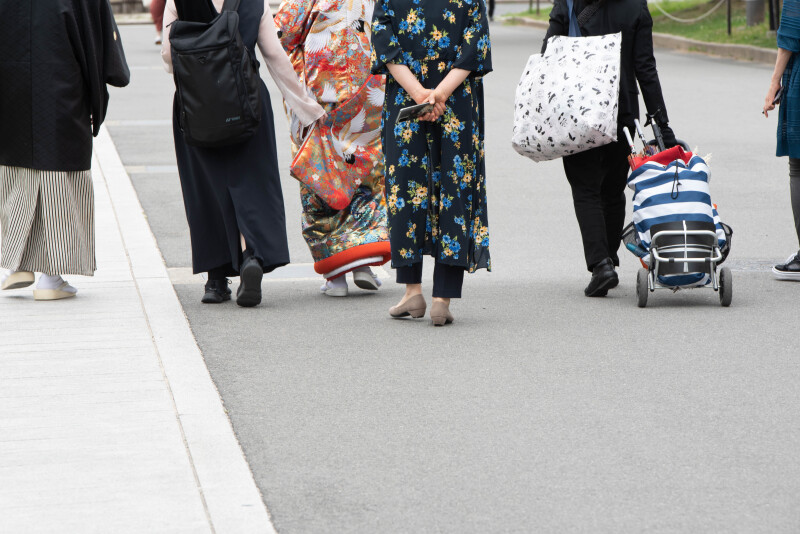 大阪城森ノ宮側入り口でご列席と合流