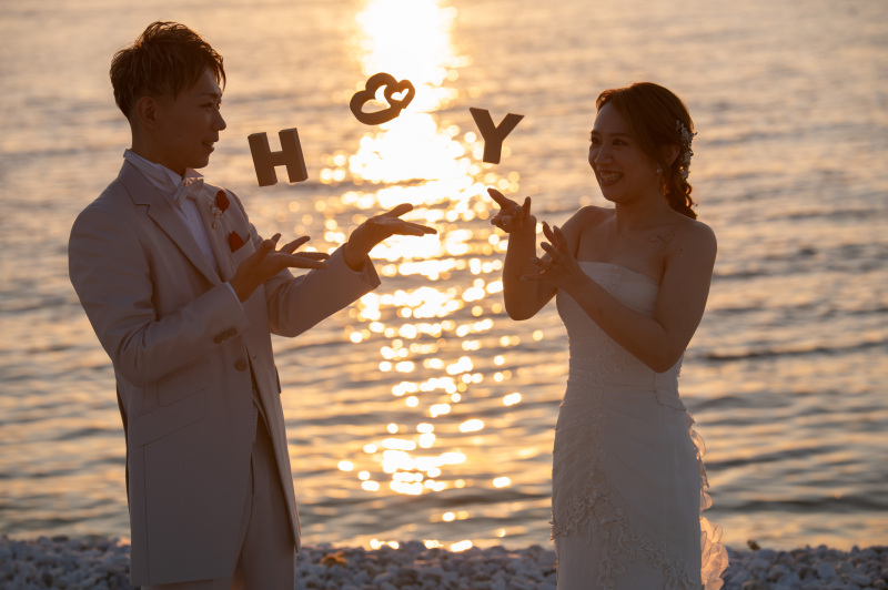 放り投げイニシャルショットをうまく撮影