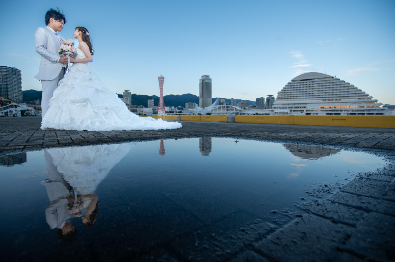 お天気はよかったのですが水溜りあったので