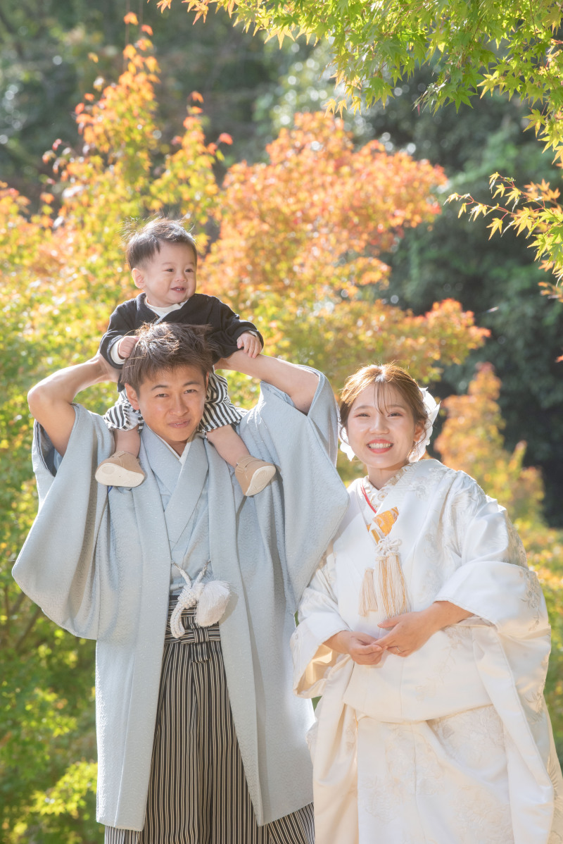 この日はお子様もご参加いただいた撮影