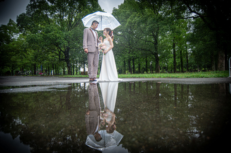 雨予報の撮影でしたが