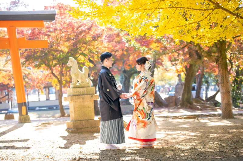 鳥居のスポットも春園地にございます