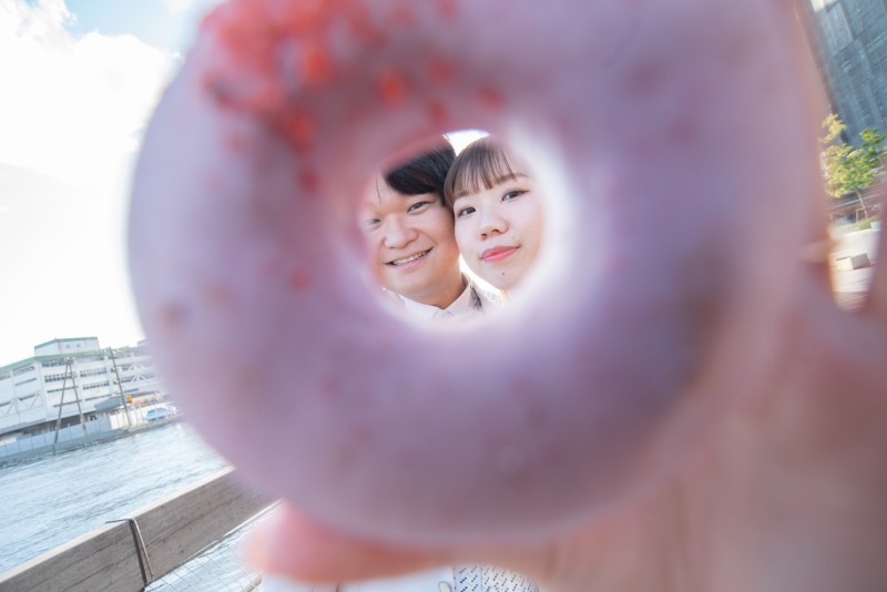 ドーナツご持参で撮影いただきました