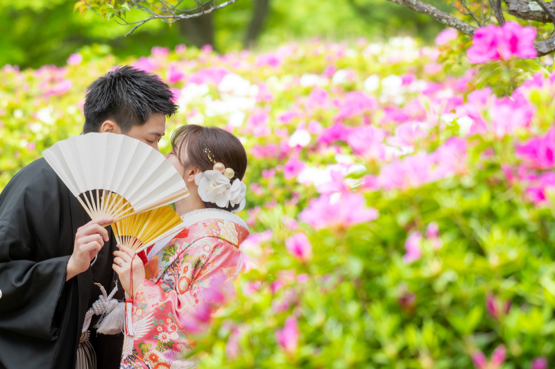 婚礼用の扇子は撮影小物としてございます