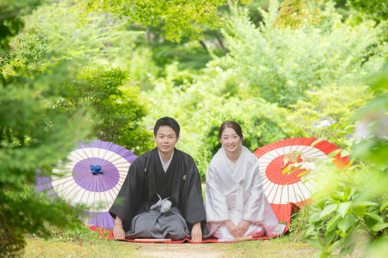 和室利用がなくても正座ショットが可能です