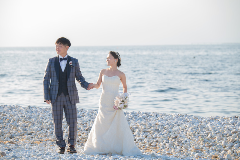 12月にしては暖かく、風も凪なマーブルビーチ