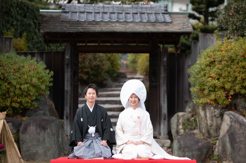 和装相楽園より撮影開始