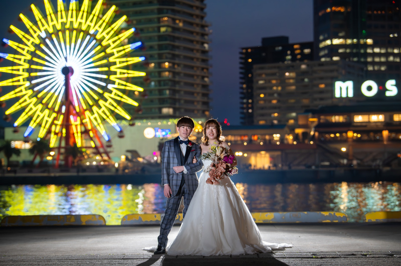 パーク側に移動してラストは夜景撮影