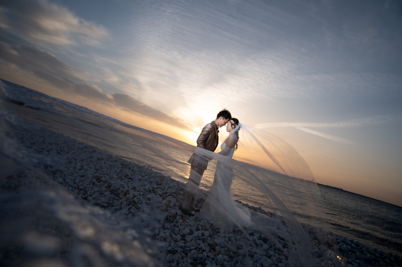 マーブルビーチで夕方まで撮影をお楽しみください